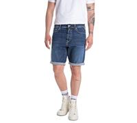 Replay RBJ.981 Short pour homme, coupe fuselée, bleu, noir, beige, W29-W40, 573 840-007 Dark Blue, 34W