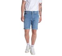 Replay RBJ.981 Short pour homme, coupe fuselée, bleu, noir, beige, W29-W40, 685 866-009 Medium Blue, 32W