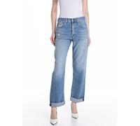 Replay Replay Light Blue Boyfriend Barrel Fit Aubry Relaxed Jeans