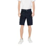 Replay - Short Bermuda en Coton Bleu - Homme - Shorts - Bleu - Taille: W30