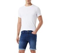 Replay Short en jean pour homme RBJ 901 Tapered-Fit mit Power Stretch, Medium Blue 009 (Blau), 36