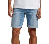Replay Short en jean stretch pour homme - Coupe ajustée - Bermuda d'été - Denim - Couleur unie - Bleu et noir - 30, 31, 32, 33, 34, 36, 38, 40, 42