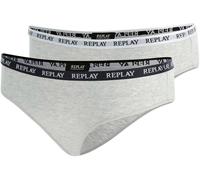 REPLAY Slip gris / noir, Taille XL