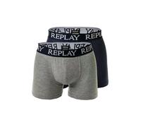 REPLAY Sous-vêtements de sport bleu marine / gris clair / gris chiné, Taille XL
