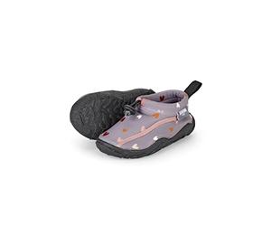 Replay Sterntaler Chaussons plats pour bébé fille avec motif cœur, lilas, 21/22 EU
