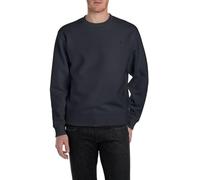 Replay Sweat-Shirt pour Homme, 067 Bleu Nuit, XL