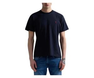 Replay - T-shirt à col rond - Homme - Tops - Bleu - Taille: M