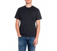 Replay T-shirt REGULAR Jersey Red Logo Homme Bleu XXL