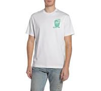 Replay M3338 .000.2660 Short Sleeve T-shirt Blanc 2XL Homme