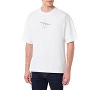 Replay T-Shirt à Manches Courtes pour Homme, Collection Martin Garrix, Blanc cassé, C011, Blanc, Taille S