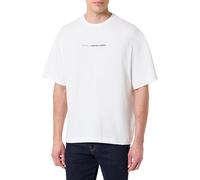 Replay T-Shirt à Manches Courtes pour Homme, Collection Martin Garrix, Blanc cassé, C011, Taille M