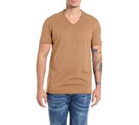 Replay T-Shirt Basique en Coton pour Homme - Coupe Droite, 227 Brown Sugar, L