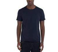 Replay T-Shirt Basique pour Homme, Coupe Droite, avec col Rond, 067 Bleu Nuit, M