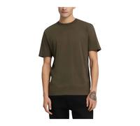 Replay - T-shirt en coton à col rond et manches courtes - Homme - Tops - Vert - Taille: 2XL