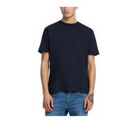Replay - T-shirt en coton à manches courtes et col rond - Homme - Tops - Bleu - Taille: XL