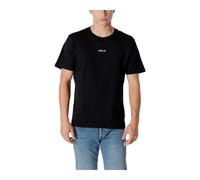 Replay - T-Shirt en Coton à Manches Courtes et Col Rond - Homme - Tops - Noir - Taille: L