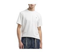 Replay - T-shirt en Coton pour Homme - Homme - Tops - Blanc - Taille: S