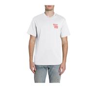 Replay - T-Shirt Ras du Cou - Homme - Tops - Blanc - Taille: XL