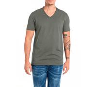 Replay T-Shirt Raw Cut V-Neck Hommes