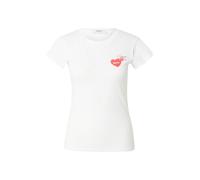 REPLAY T-shirt rouge / blanc cassé, Taille XS