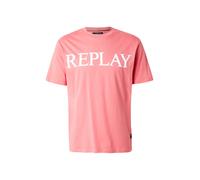 REPLAY T-Shirt rouge pastel / blanc, Taille S