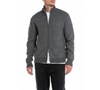 Replay Uk2510.000.g23274 Full Zip Sweater Gris XL Homme