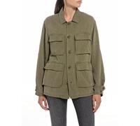 REPLAY - veste pour femme en mélange de lin, vert Lichen 962 (vert), L