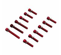 REPLAY vis de Carter alu pour MBK 50 Booster-Yamaha 50 bws Rouge 6x25-40-45 (kit de 12)