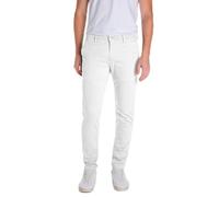 Replay Zeumar Hyperchino Color Xlite Jeans, Blanc Naturel (011), 28W x 32L Hommes