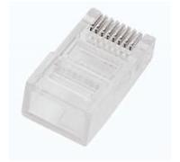 replica Modularstecker 8P8C, 100 piece RJ45, Goldauflage: 3µ, VPE 100 Stk (PE ba