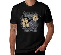 Replica Thrash Metal Band Logo T-Shirt Homme Blanc Tee Vintage Rock Graphic Chemise Unisexe, Style :, M