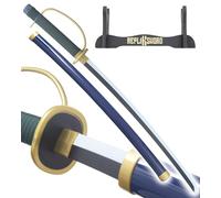 REPLIKSWORD Epee en Bois Epee Shanks Epee en Bois Gryphon Sabre Shanks Le Roux Epee Pirate Cosplay + Presentoir en Bois Inclus