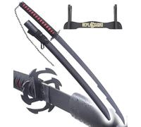 REPLIKSWORD Katana Bois Bleach Epee Ichigo Sabre Bankai V4 Cosplay + Presentoir