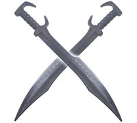 REPLIKSWORD Pack 2 Epees 300 Polypropylene Glaive Leonidas Spartiate Sabre Sparte Lame Plastique