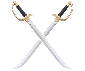 REPLIKSWORD Pack 2 Epees Pirate en Mousse Sabre Cosplay Deguisement Epee Corsaire