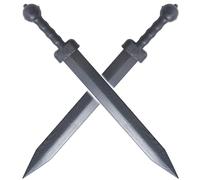 REPLIKSWORD Pack 2 Epees Plastique Glaives Gladiateur Polypropylene Glaive Spartacus Entrainement 80cm