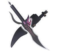 REPLIKSWORD Solo Leveling Dague Sung Jinwoo Epee en Bois Couteau Cosplay Decoration - Lame en Bois