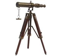 Réplique Antique en Laiton Marin Télescope 12avec trépied réglable
