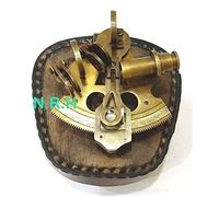 Réplique antique vintage nautique en laiton massif sextant nautique marin astrolabe marine avec mousse argent