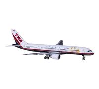 Réplique d'avion À L'échelle 1:400 for GJTWA1982 TWA 757-200 N725TW, Modèle d'avion Miniature en Métal Moulé sous Pression Avion moulé sous Pression