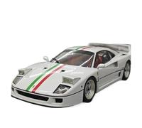 Réplique De La Ferrari F40 King of Horse À Rayures Blanches, Modèle De Voiture en Alliage À L'échelle 1 18 Jouets Non RC