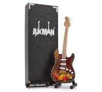 Réplique de la Jimi Hendrix - Réplique de Guitare Miniature - Cadeaux de Musique - Ornement Fait à la Main