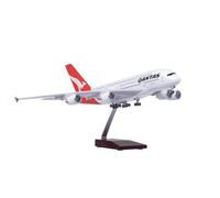 Réplique de modèles d'avion 1/160 modèle moulé sous Pression Avion de Collection 45 cm pour Qantas pour Airbus A380 échelle Avion de Passager réplique modèle d'avion Miniature (sans lumière)