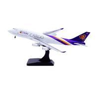 Réplique de modèles d'avion 17 cm pour Thai Airways B747-400 HS-TGJ Flaps 1: 400 Réplique d'avion moulé sous Pression Modèle d'avion de Ligne Miniature Modèle d'avion Miniature (Rabat)