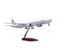 Réplique de modèles d'avion 47 cm modèle Miniature d'avion Civil 1: 157 Air China pour Avion en Alliage à l'échelle Boeing 777-300 pour Adultes modèle d'avion Miniature (sans lumière)