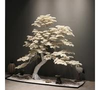 Réplique de pin bonsaï d'intérieur, Plante ornementale ajoutant Une Touche d'élégance à n'importe Quelle pièce, œuvre d'art botanique remarquable ne nécessitant ni arrosage ni lumière du Soleil(8ft)