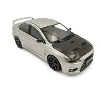 Réplique de voiture miniature 1:18 pour EVO 10e génération TE37 moulé sous pression en alliage de zinc pour véhicule moulé sous pression (blanc)