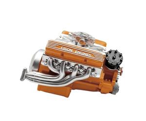 Réplique du moteur V8 : moteur modèle en métal, affichage d'artisanat mécanique | Kit de construction de moteur-DIY avec pièces mobiles fonctionnelles, kit de modèle pour amateurs de passe-temps edu