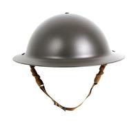 Réplique d'un Casque de L'armée Britannique de La Seconde Guerre Mondiale | Réplique historique très fidèle, ajustement réglable, fixation sûre, pouvant être porté ou exposé