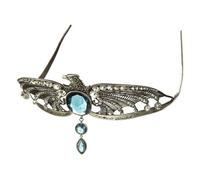 The Noble Collection Harry Potter Ravenclaw Diadem - 5.5in (14cm) Silver Plated Diadem Prop Replica - Officially Licensed Film Set Movie Props Gifts Jewellery